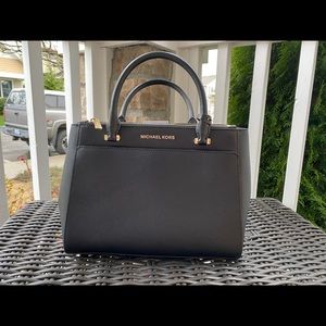 Camille Large leather satchel